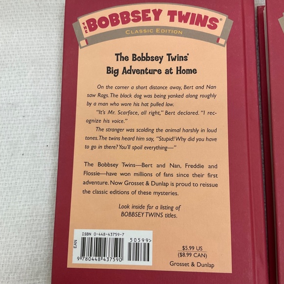 Lot/2 Hardcover Bobbsey Twins Books Volumes 8 & 11 Laura Lee Hope - Picture 5 of 7
